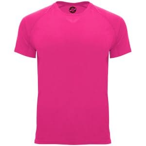 camiseta-personalizable-rosa-fluor